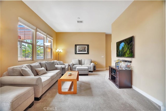 232 Village Commons Blvd Unit 21, Camarillo, CA 93012 - carpeted living room with baseboards