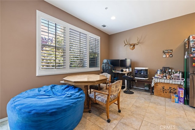 9133 Arbol Del Rosal Way Unit 230, Atascadero, CA 93422 - dining room with a desk and tile patterned floors