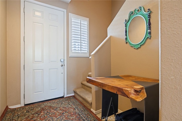 9133 Arbol Del Rosal Way Unit 230, Atascadero, CA 93422 - foyer entrance featuring baseboards and stairs
