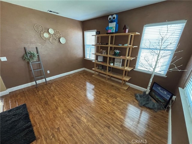 343 San Bernardino St, Los Banos, CA 93635 - spare room with wood finished floors and baseboards