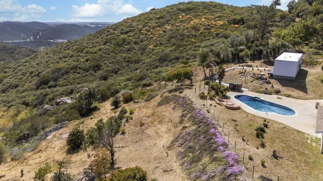 68256827 Kellyn Ln, Vista, CA 92084 - birds eye view of property with a mountain view