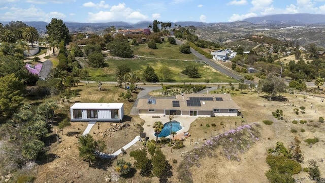 68256827 Kellyn Ln, Vista, CA 92084 - drone / aerial view featuring a mountain view