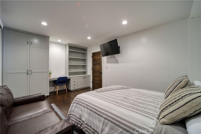 131 Serrano Hts, San Luis Obispo, CA 93405 - bedroom featuring recessed lighting and dark wood-type flooring