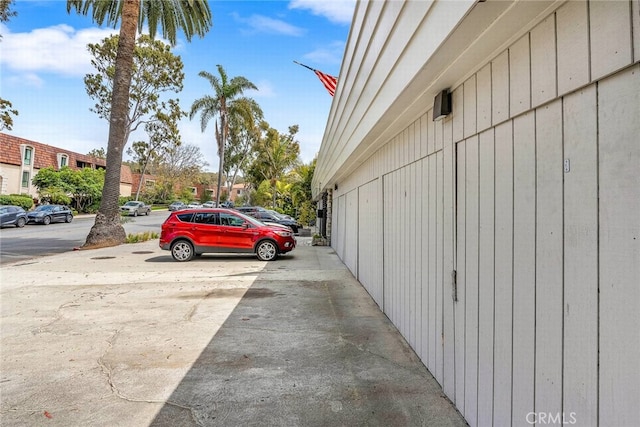 view of parking / parking lot