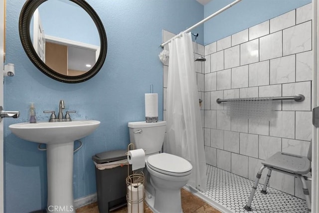 4617 Hidden Glen Dr, Antioch, CA 94531 - bathroom featuring a sink, a stall shower, and toilet