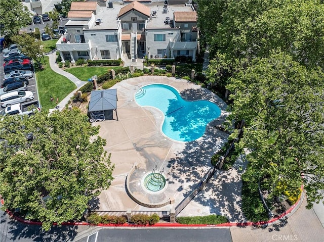view of pool