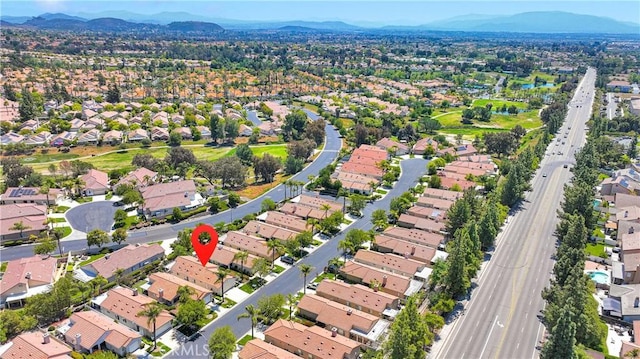 40684 Corte Albara, Murrieta, CA 92562 - drone / aerial view featuring a residential view and a mountain view