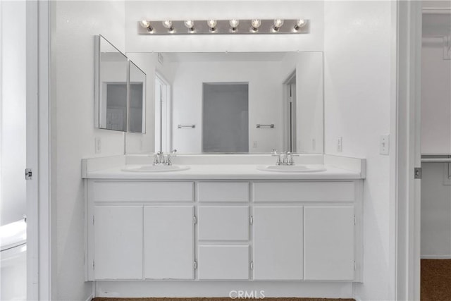 40684 Corte Albara, Murrieta, CA 92562 - full bathroom with double vanity, a sink, and toilet
