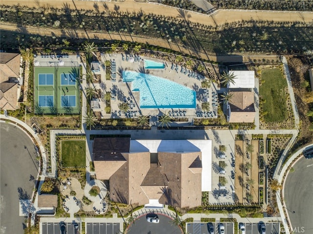 drone / aerial view