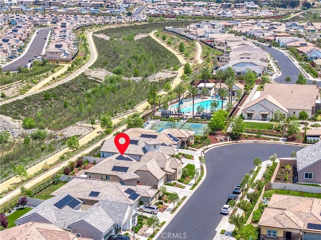 32148 Sedge Way, Temecula, CA 92591 - aerial view of property's location featuring nearby suburban area and a pool area