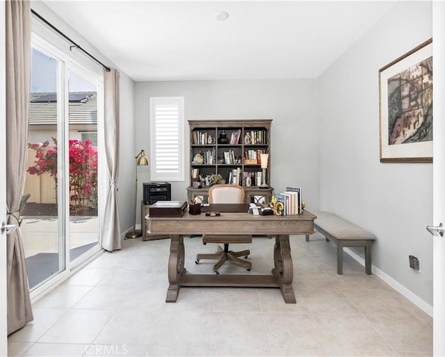 32148 Sedge Way, Temecula, CA 92591 - home office featuring baseboards and light tile patterned floors