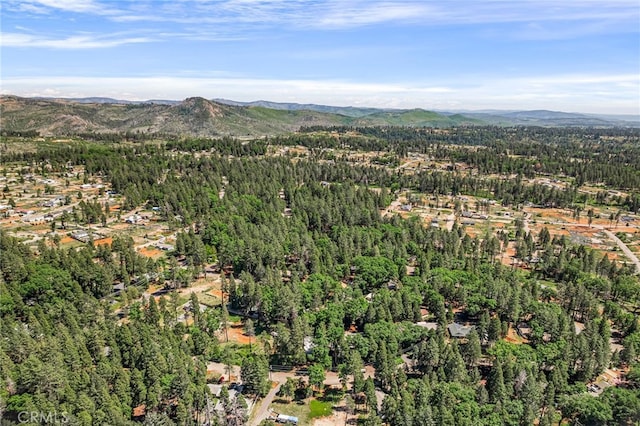 14124 Rollins Ct, Magalia, CA 95954 - aerial view featuring a mountain view and a wooded view