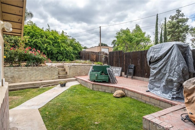 31869 Florida St, Redlands, CA 93373 - view of yard with a patio and fence