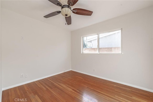 2750 Fanwood Ave, Long Beach, CA 90815 - spare room featuring wood finished floors and ceiling fan