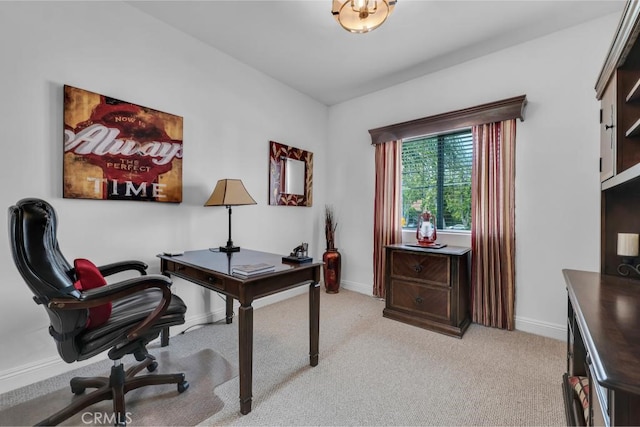 7132 Farralone Ave Unit 203, Canoga Park, CA 91303 - office area featuring baseboards and light carpet