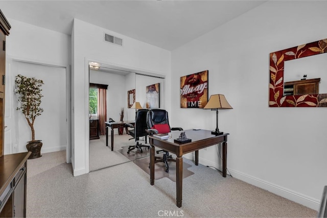 7132 Farralone Ave Unit 203, Canoga Park, CA 91303 - carpeted home office featuring baseboards and visible vents