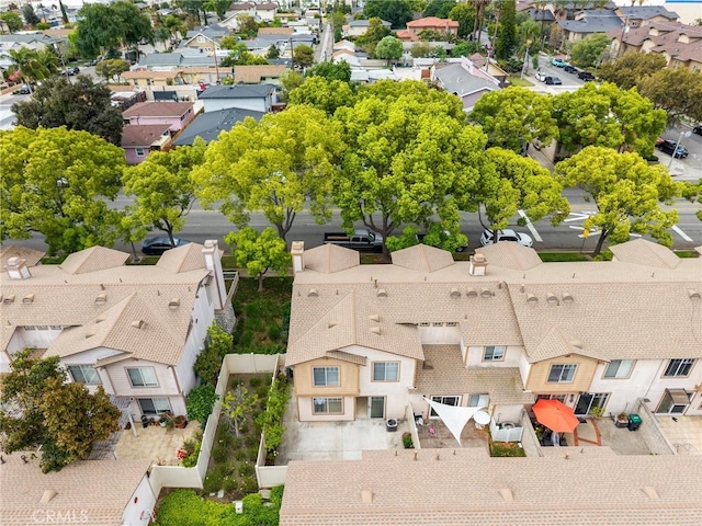 bird's eye view featuring a residential view