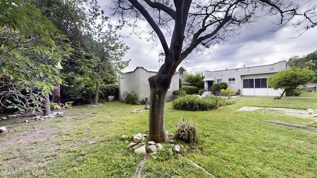 view of yard