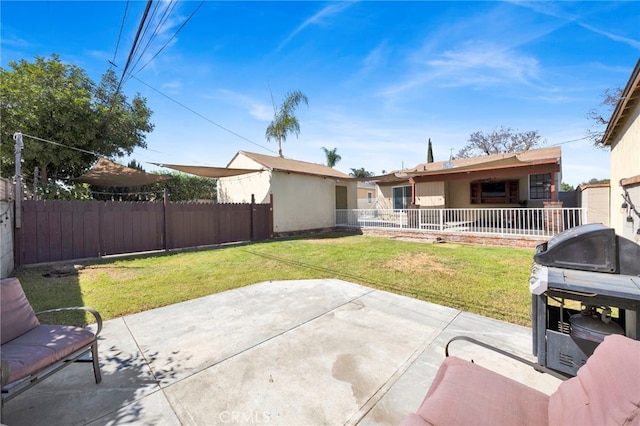 14948 Flomar Dr, Whittier, CA 90603 - view of patio / terrace featuring a fenced backyard and a grill