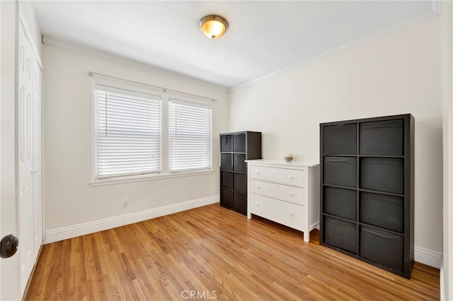 14948 Flomar Dr, Whittier, CA 90603 - bedroom featuring light wood-style floors, baseboards, and ornamental molding