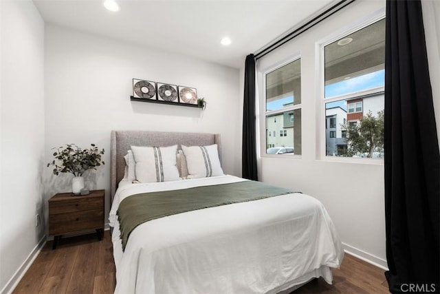 146 Fable, Irvine, CA 92618 - bedroom featuring baseboards, wood finished floors, and recessed lighting