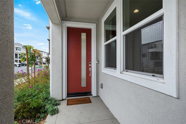 146 Fable, Irvine, CA 92618 - doorway to property with stucco siding