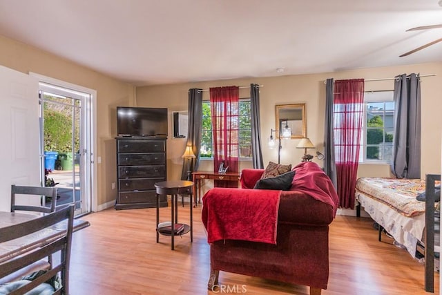 22437 Haynes St, West Hills, CA 91307 - living area with light wood finished floors and ceiling fan