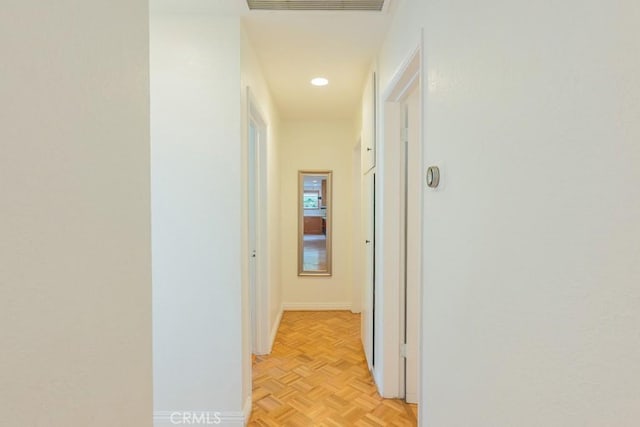 22437 Haynes St, West Hills, CA 91307 - corridor with visible vents, baseboards, and recessed lighting
