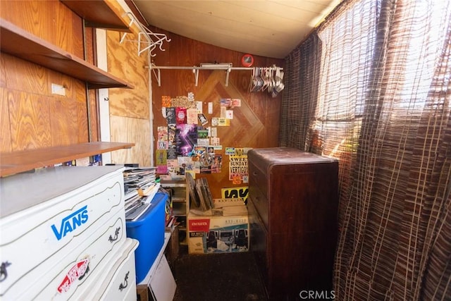 view of storage room