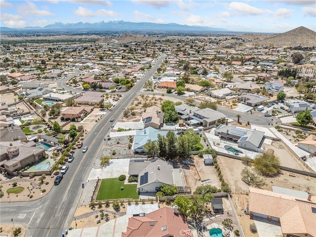 18668 Kamana Rd, Apple Valley, CA 92307 - aerial view with a residential view and a mountain view