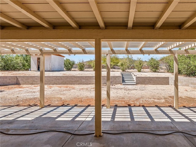 18668 Kamana Rd, Apple Valley, CA 92307 - view of patio with a pergola