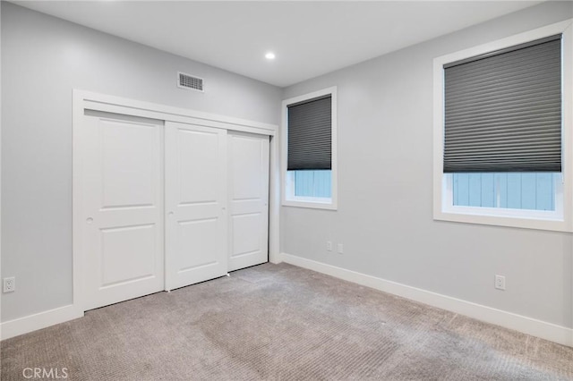 1524 Wollacott St, Redondo Beach, CA 90278 - unfurnished bedroom with carpet, baseboards, recessed lighting, and a closet