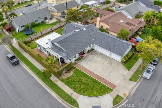 6582 Corrine Cir, Huntington Beach, CA 92647 - birds eye view of property featuring a residential view