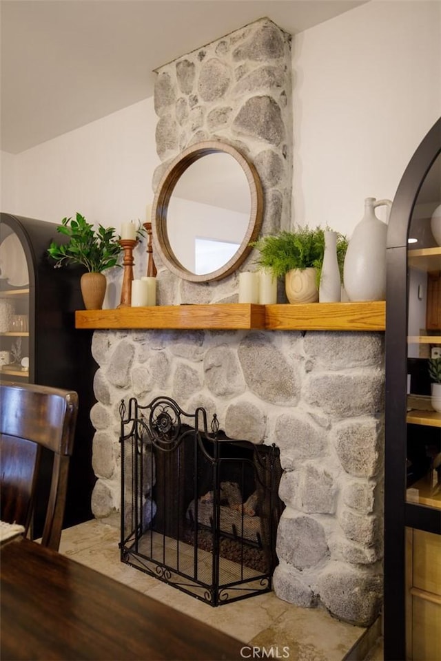 6582 Corrine Cir, Huntington Beach, CA 92647 - details with a stone fireplace