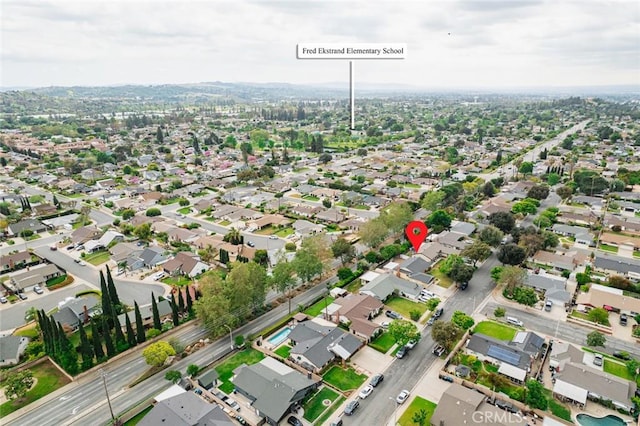 572 E Ghent St, San Dimas, CA 91773 - drone / aerial view featuring a residential view