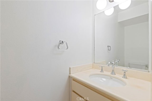 9502 Via Salerno, Burbank, CA 91504 - half bathroom with vanity and toilet