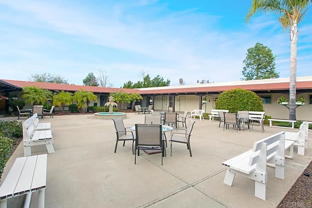 view of patio / terrace featuring outdoor dining area