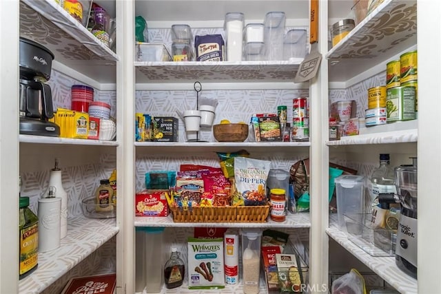 view of pantry