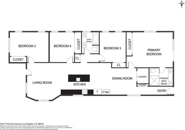 3427 S Victoria Ave, Los Angeles, CA 90016 - view of layout