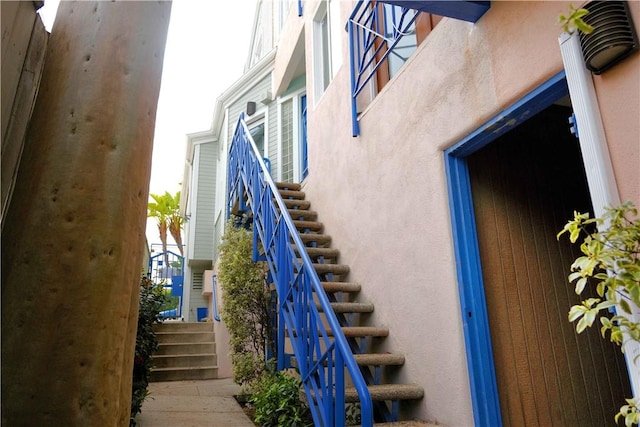 view of stairs