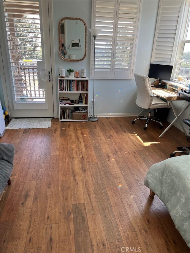 900 N Primrose Ln Unit A, Azusa, CA 91702 - home office with wood finished floors