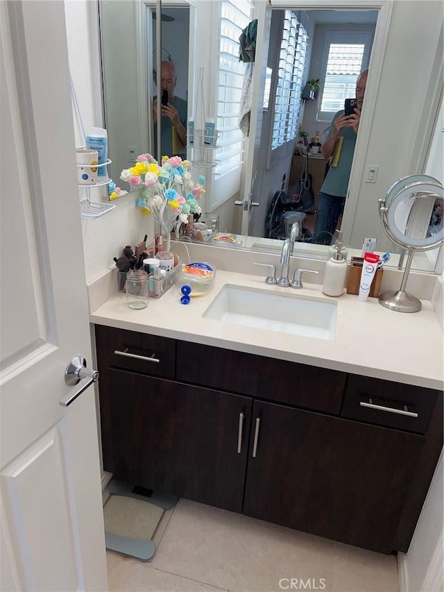 900 N Primrose Ln Unit A, Azusa, CA 91702 - bathroom featuring vanity and tile patterned floors