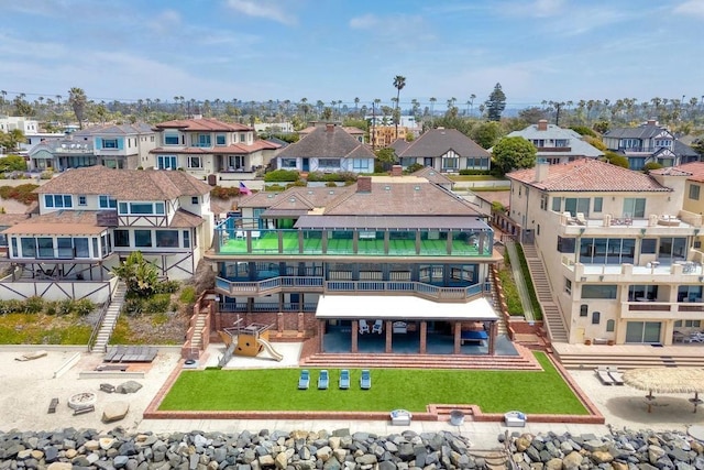 exterior space featuring a residential view