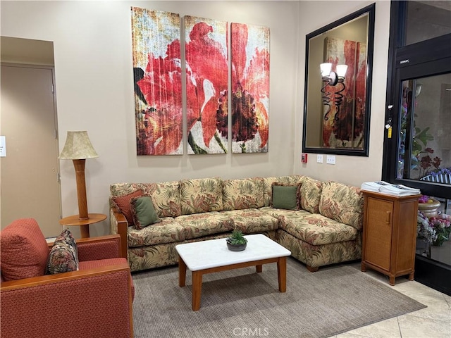 view of living area
