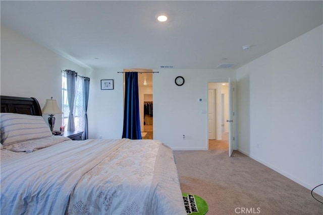 218 Bryce Canyon Ct, Merced, CA 95341 - bedroom with baseboards and light carpet