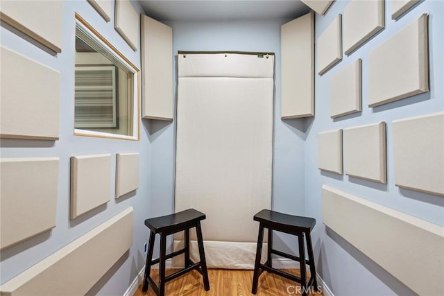 spacious closet with light wood-style floors