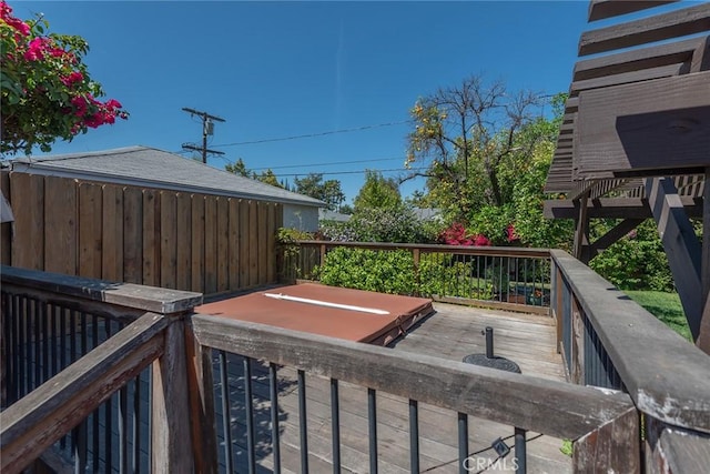 view of deck