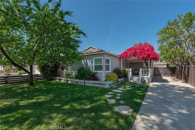 17557 Gilmore St, Lake Balboa, CA 91406 - view of front of house featuring stucco siding and a porch