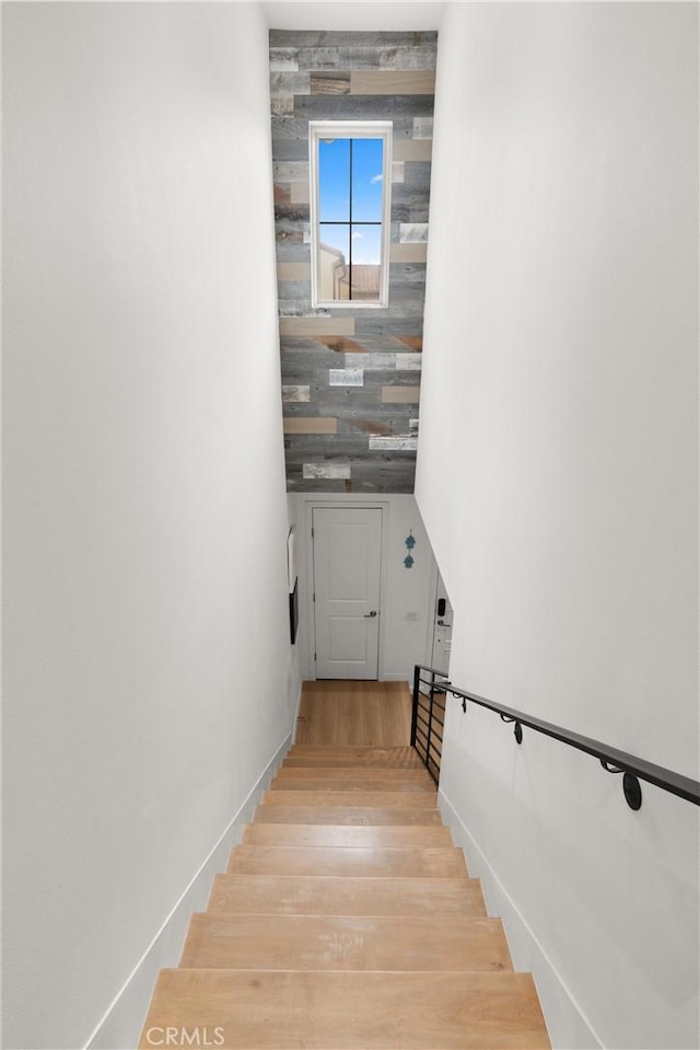 112 Gemstone, Irvine, CA 92620 - staircase featuring wood finished floors