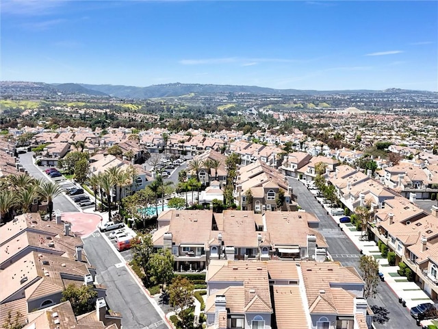 25081 Leucadia St Unit F, Laguna Niguel, CA 92677 - aerial view of residential area with a mountainous background